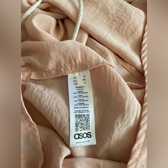 ASOS Tan Puff Sleeve Blouse - Picture 4 of 4